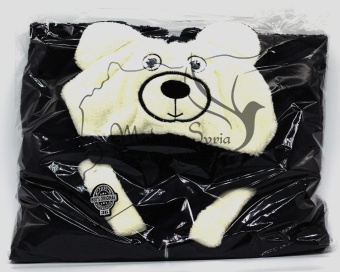 Халат шоколад "Сладкая спячка медвежонка" 36 размер